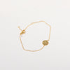Simple Style Classic Style Constellation Stainless Steel Plating Inlay Zircon 18k Gold Plated Bracelets