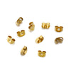 10 Pieces Stainless Steel 18K Gold Plated Solid Color