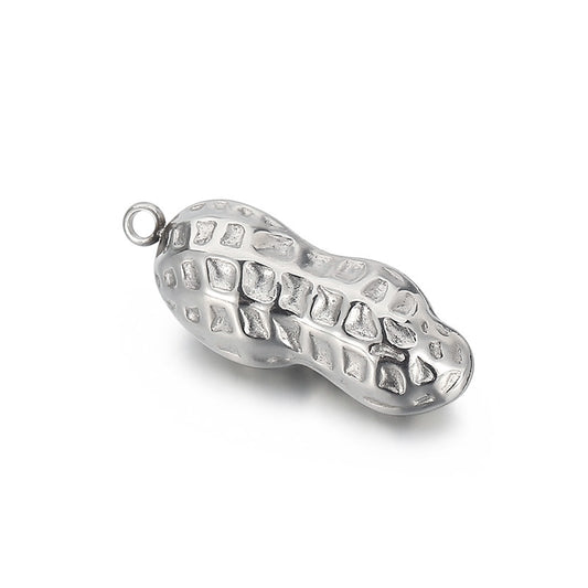 Simple Style Peanut Stainless Steel Jewelry Accessories