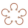 Classic Style Solid Color Stainless Steel Nose Ring In Bulk