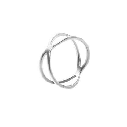 Cross Three-dimensional Hollow Ring Korean Jewelry Wholesale Women Index Finger Ring Wholesales Fashion