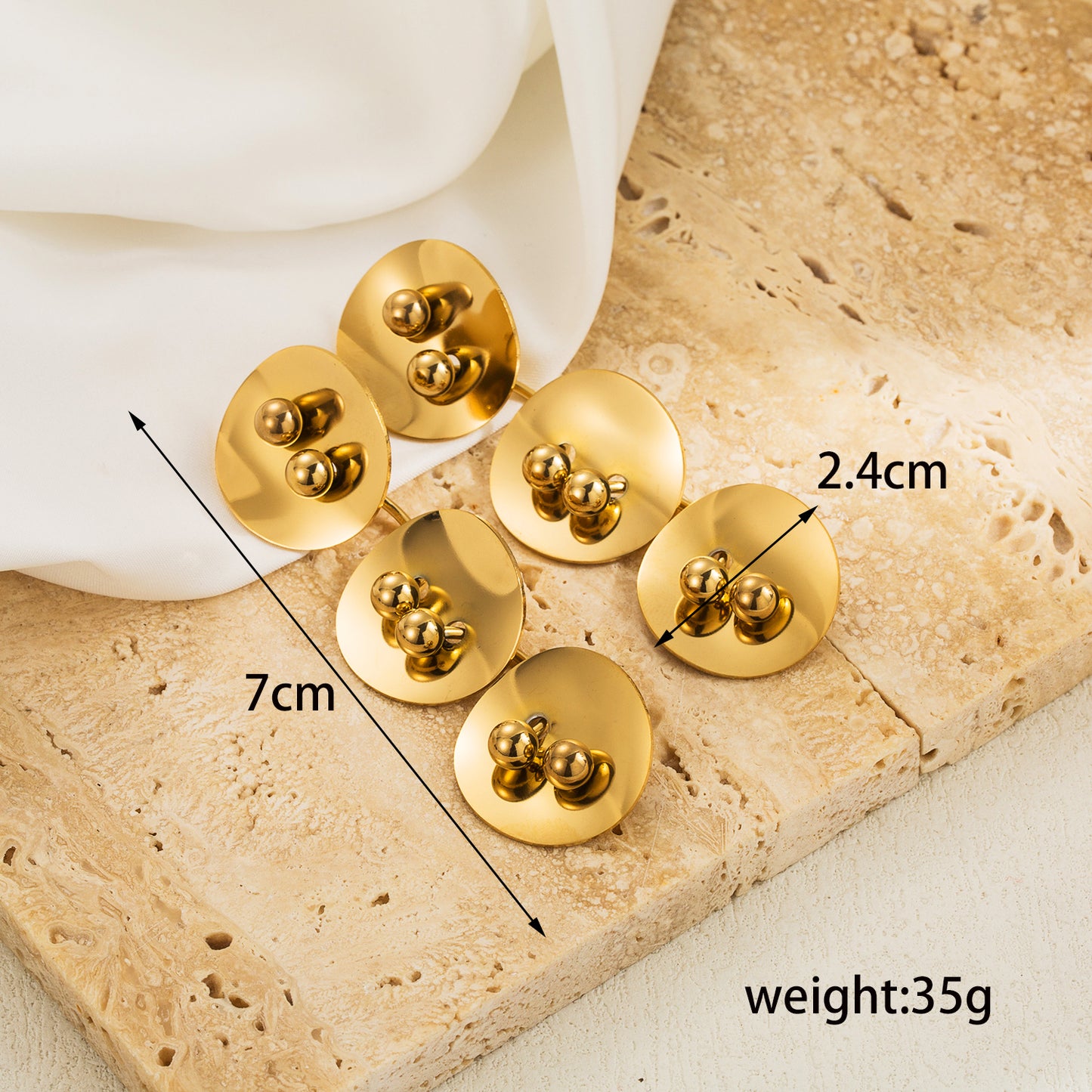 1 Pair Ig Style Round Heart Shape Butterfly Plating Inlay Stainless Steel Artificial Pearls 18k Gold Plated Drop Earrings