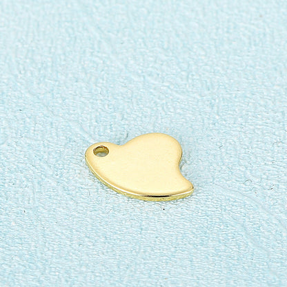 Simple Style Solid Color Stainless Steel Charms Jewelry Accessories