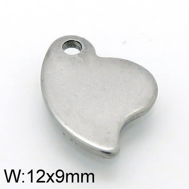 Simple Style Solid Color Stainless Steel Charms Jewelry Accessories