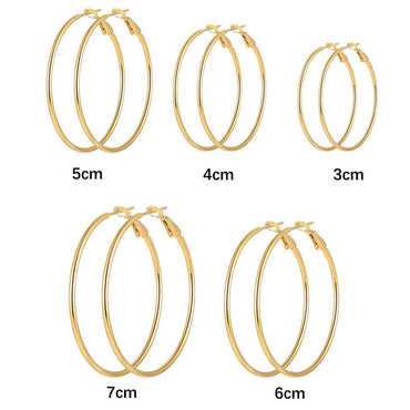 1 Pair Casual Elegant Vacation Solid Color Plating Stainless Steel White Gold Plated Gold Plated Earrings