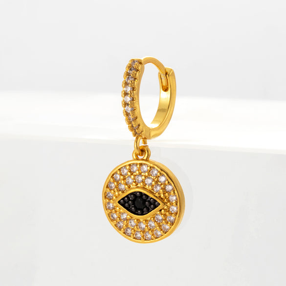 Insect Plating Metal Artificial Gemstones Earrings