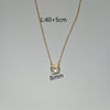 Simple Style Heart Shape Stainless Steel Plating 18k Gold Plated Necklace