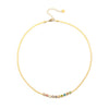 Elegant Butterfly Titanium Steel Plating Inlay Artificial Pearls Shell 18k Gold Plated Layered Necklaces