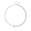 Elegant Butterfly Titanium Steel Plating Inlay Artificial Pearls Shell 18k Gold Plated Layered Necklaces