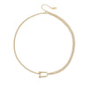 Elegant Butterfly Titanium Steel Plating Inlay Artificial Pearls Shell 18k Gold Plated Layered Necklaces