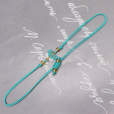 Ig Style Sweet Butterfly Glass Handmade Unisex Bracelets