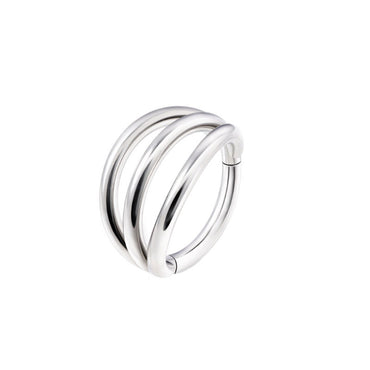Simple Style Solid Color Stainless Steel Nose Ring In Bulk