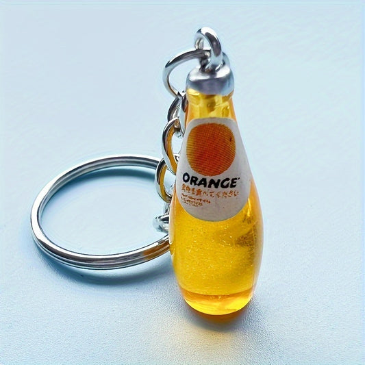Cute Bottle Resin Keychain