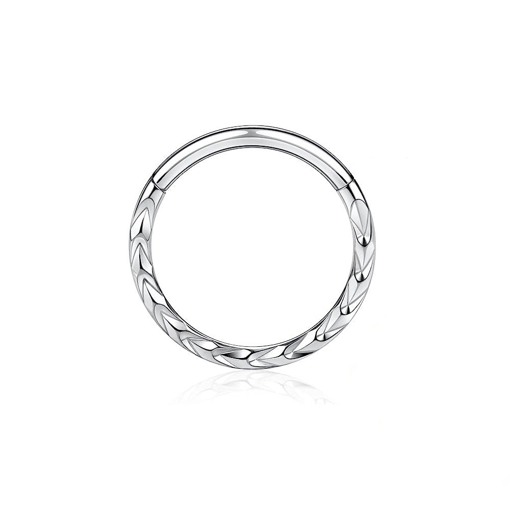 Streetwear Solid Color Stainless Steel Nose Ring In Bulk