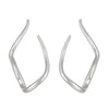 1 Pair Exaggerated Simple Style Geometric Plating Alloy Gold Plated Silver Plated Drop Earrings