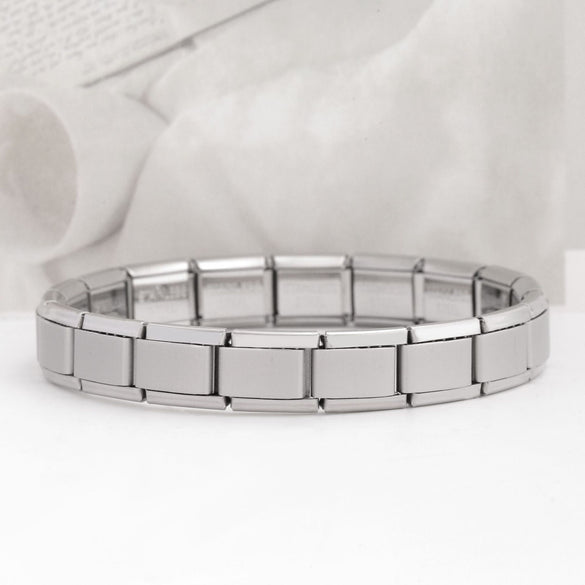 Hip-hop Retro Solid Color Stainless Steel Plating Bracelets