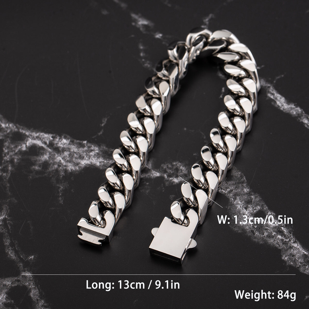 Casual Simple Style Geometric Stainless Steel Plating 18k Gold Plated Men's Bracelets