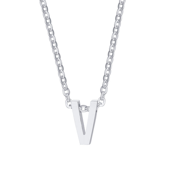 Wholesale Jewelry Simple Style Letter Stainless Steel Gold Plated Plating