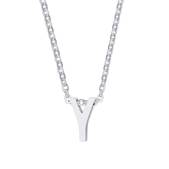 Wholesale Jewelry Simple Style Letter Stainless Steel Gold Plated Plating