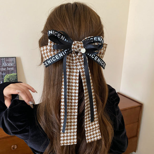 Women'S Sweet Bow Knot Cloth Hair Clip