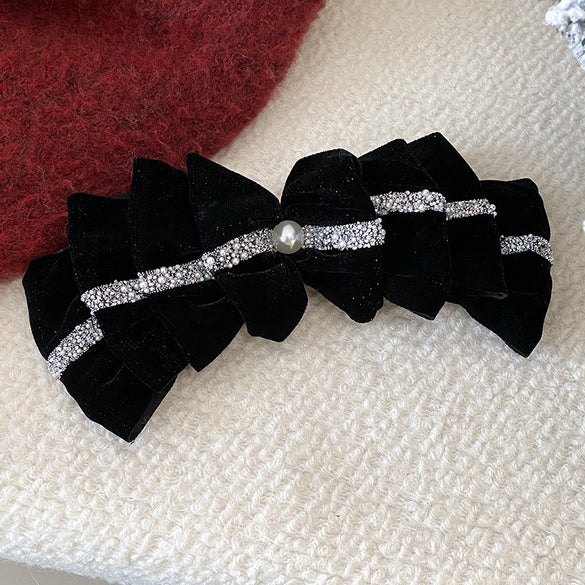 Women'S Sweet Bow Knot Cloth Hair Clip