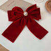 Women'S Sweet Bow Knot Cloth Hair Clip