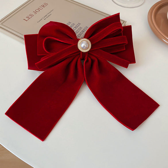 Women'S Sweet Bow Knot Cloth Hair Clip