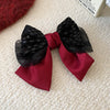 Women'S Sweet Bow Knot Cloth Hair Clip