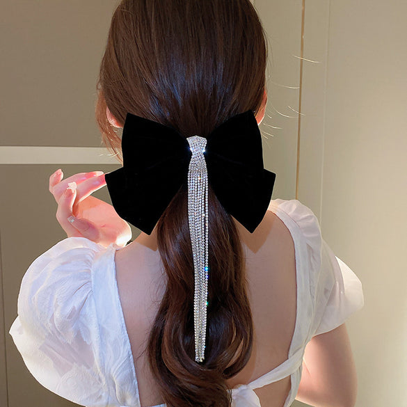 Women'S Sweet Bow Knot Cloth Hair Clip