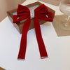 Women'S Sweet Bow Knot Cloth Hair Clip