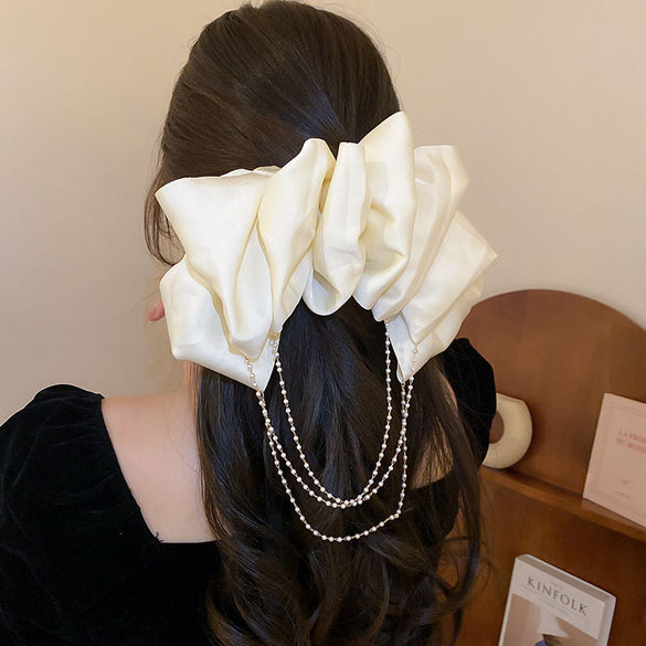 Women'S Sweet Bow Knot Cloth Hair Clip