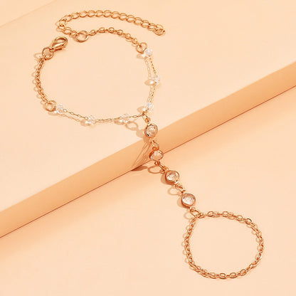 Simple Style Geometric Solid Color Alloy Plating Women's Bracelets
