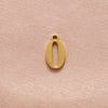 Stainless Steel Simple Style Number Plating Charms
