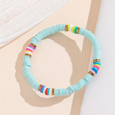 Bohemian Simple Style Colorful Soft Clay Beaded Women's Bracelets