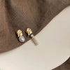 1 Pair Elegant Retro Geometric Freshwater Pearl Earrings