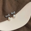 1 Pair Elegant Retro Geometric Freshwater Pearl Earrings