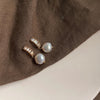 1 Pair Elegant Retro Geometric Freshwater Pearl Earrings