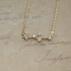 Sterling Silver 14K Gold Plated Simple Style Star Inlay Zircon Necklace