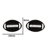 1 Pair Simple Style Solid Color Stainless Steel Irregular Plating Silver Plated Ear Studs