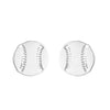 1 Pair Simple Style Solid Color Stainless Steel Irregular Plating Silver Plated Ear Studs