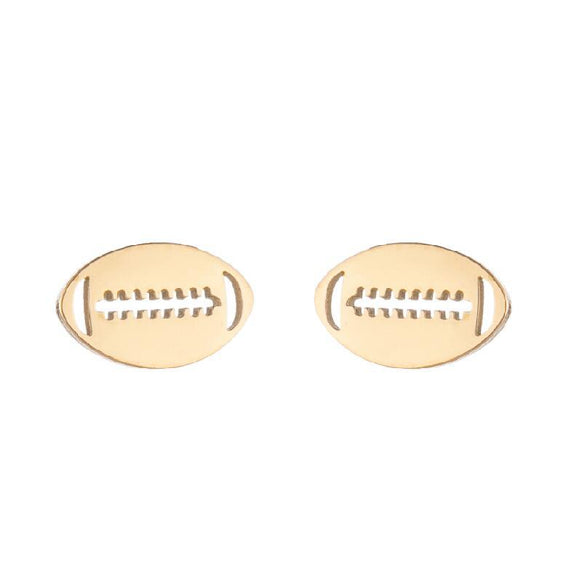 1 Pair Simple Style Solid Color Stainless Steel Irregular Plating Silver Plated Ear Studs