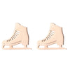 1 Pair Simple Style Solid Color Stainless Steel Irregular Plating Silver Plated Ear Studs