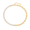 Stainless Steel 18K Gold Plated Simple Style Geometric Inlay Zircon Bracelets Necklace