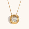 Stainless Steel Titanium Steel 18K Gold Plated Casual Simple Style Geometric Zircon Rings Earrings Necklace