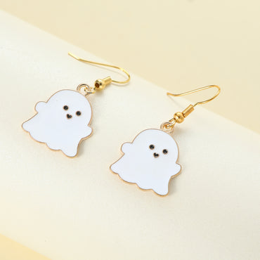 1 Pair Casual Simple Style Ghost Alloy Drop Earrings