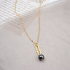 Titanium Steel Gold Plated Casual Simple Style Round Plating Pendant Necklace