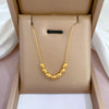 Simple Style Geometric Gourd Stainless Steel Plating Rhinestones Pendant Necklace