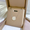 Simple Style Geometric Gourd Stainless Steel Plating Rhinestones Pendant Necklace