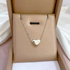 Simple Style Geometric Gourd Stainless Steel Plating Rhinestones Pendant Necklace