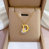 Simple Style Geometric Gourd Stainless Steel Plating Rhinestones Pendant Necklace